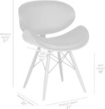 Tattva Woods Living Cassie Mid-Century Dining Arm Chair - Image 4