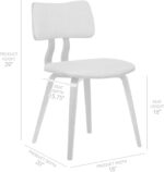 Tattva Woods Arm Chairs-Mid-Century Dining Chair in Walnut Wood and Green Fabric - Image 8