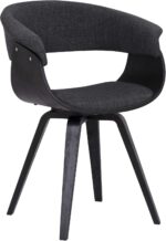 Tattva Woods Arm Chair-Living Summer Modern Chair Black - Image 8