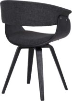 Tattva Woods Arm Chair-Living Summer Modern Chair Black - Image 4