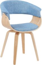 Tattva Woods Arm Chair-Living Summer Modern Chair Light Blue - Image 7
