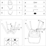 Tattva Woods Fabric Cushion Leisure Modern Living Dining Room Accent Arm Chairs Club Guest with Solid Wood Legs, Set of 2, Blue - Image 2