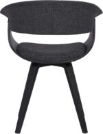 Tattva Woods Arm Chair-Living Summer Modern Chair Black - Image 3