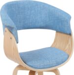 Tattva Woods Arm Chair-Living Summer Modern Chair Light Blue - Image 4