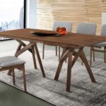 Tattva Woods Living Lima Wood Dining Accent Chairs Finish Fabric-Set of 2, 20" Wide, 22"D x 20"W x 31.5"H, Walnut/Grey