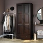 2-Door Solid Wood Wardrobe Armoire Primm Flexible with Secure Lock - Image 2